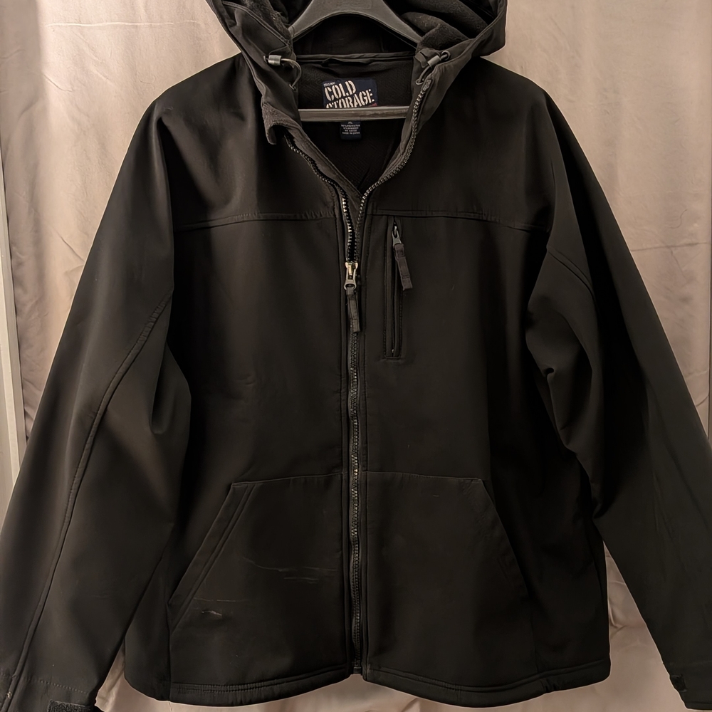 Performance Hooded Softshell Jacket - Black